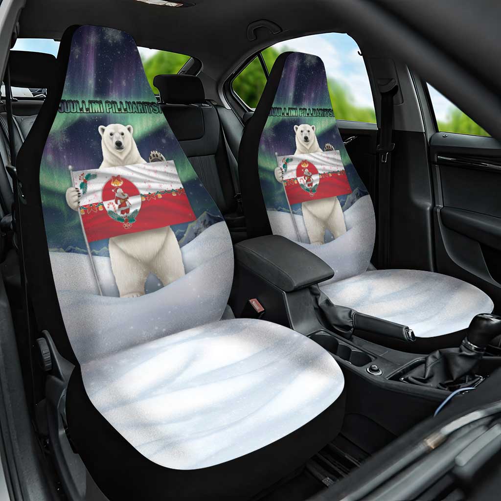 Greenland Christmas Car Seat Cover Juullimi Pilluaritsi - Wonder Print Shop
