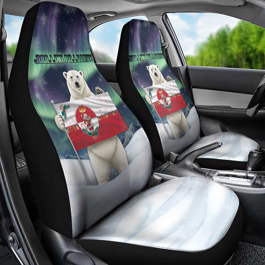 Greenland Christmas Car Seat Cover Juullimi Pilluaritsi - Wonder Print Shop