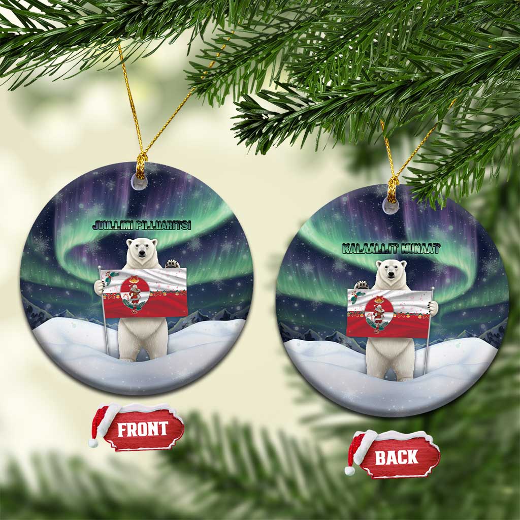 Greenland Christmas Ceramic Ornament Juullimi Pilluaritsi - Wonder Print Shop