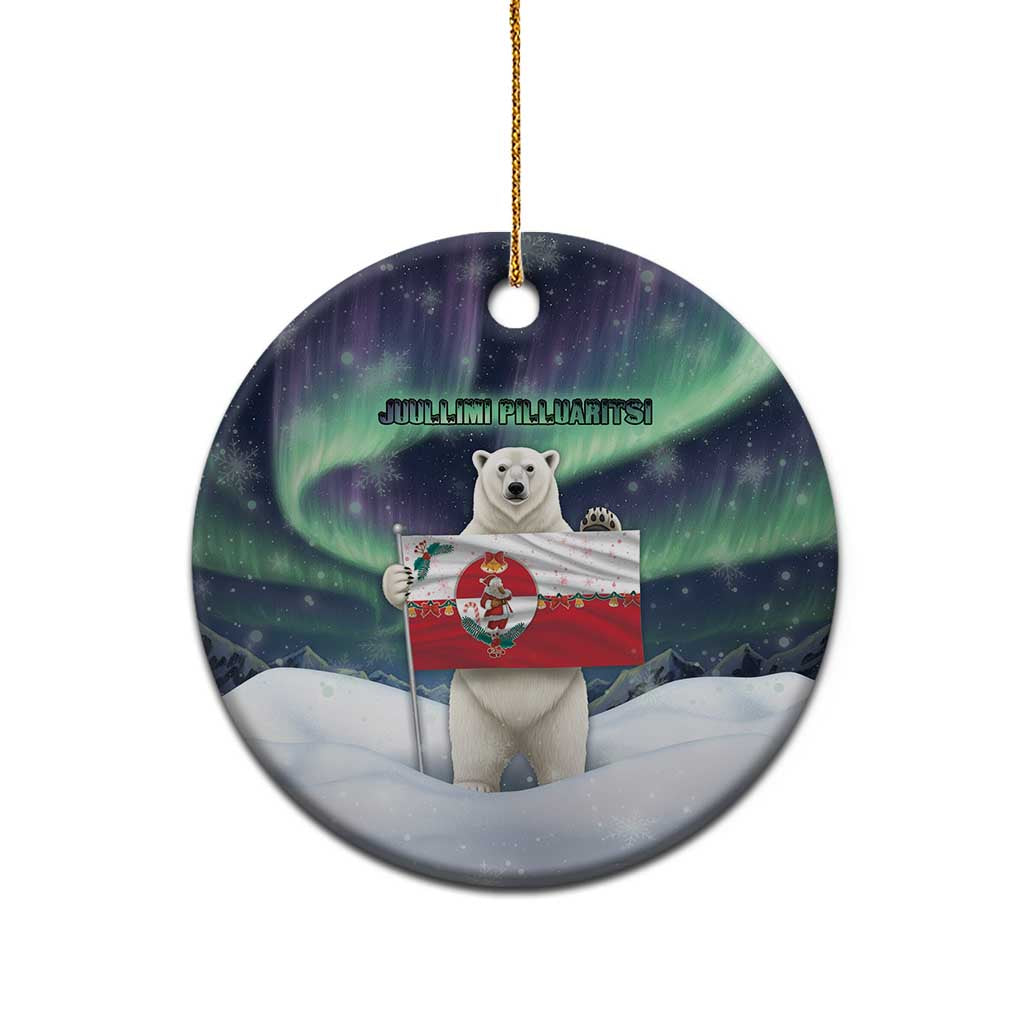 Greenland Christmas Ceramic Ornament Juullimi Pilluaritsi - Wonder Print Shop