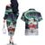 Greenland Christmas Couples Matching Off The Shoulder Long Sleeve Dress and Hawaiian Shirt Juullimi Pilluaritsi - Wonder Print Shop
