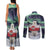 Greenland Christmas Couples Matching Tank Maxi Dress and Long Sleeve Button Shirt Juullimi Pilluaritsi - Wonder Print Shop