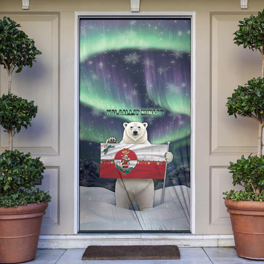 Greenland Christmas Door Cover Juullimi Pilluaritsi - Wonder Print Shop
