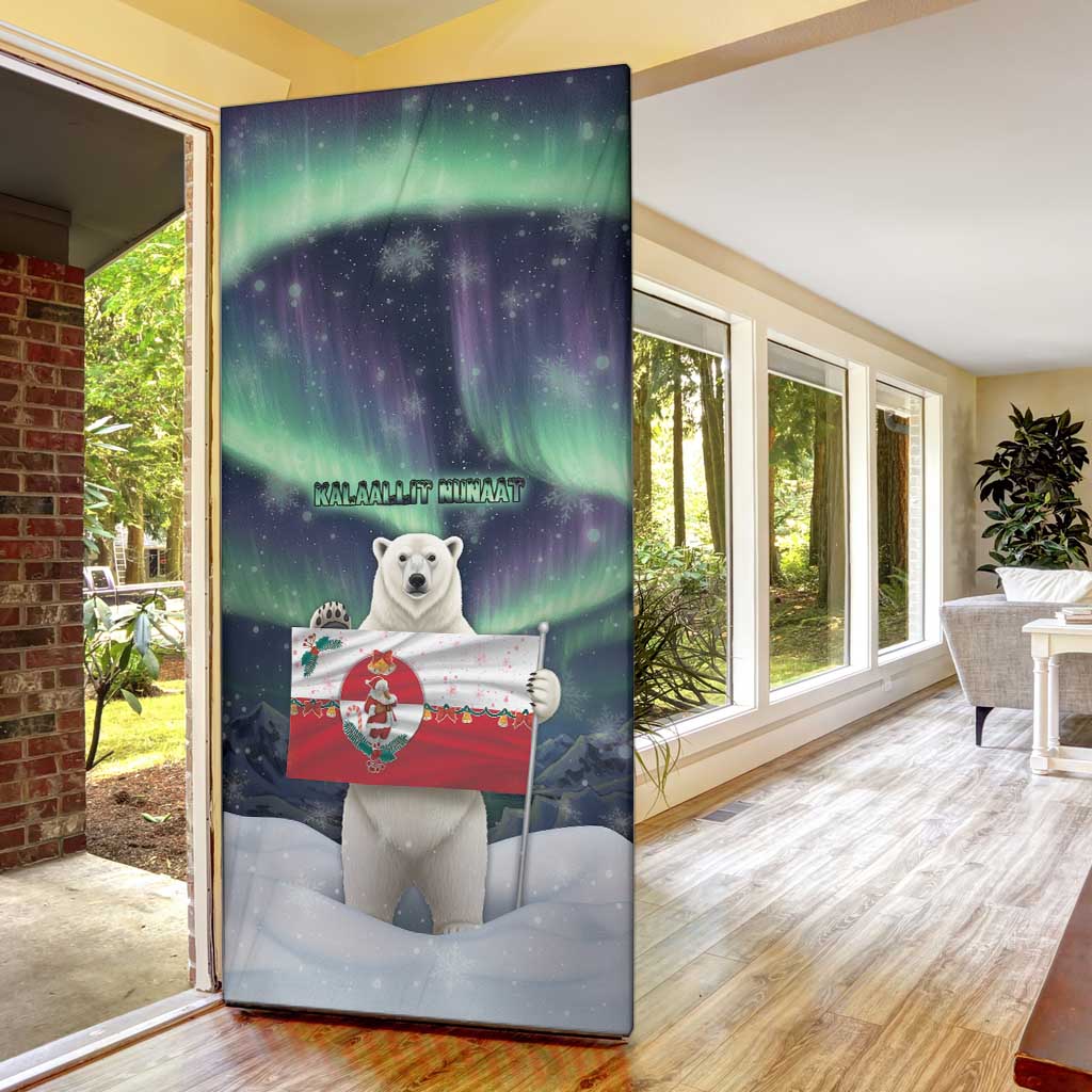Greenland Christmas Door Cover Juullimi Pilluaritsi - Wonder Print Shop