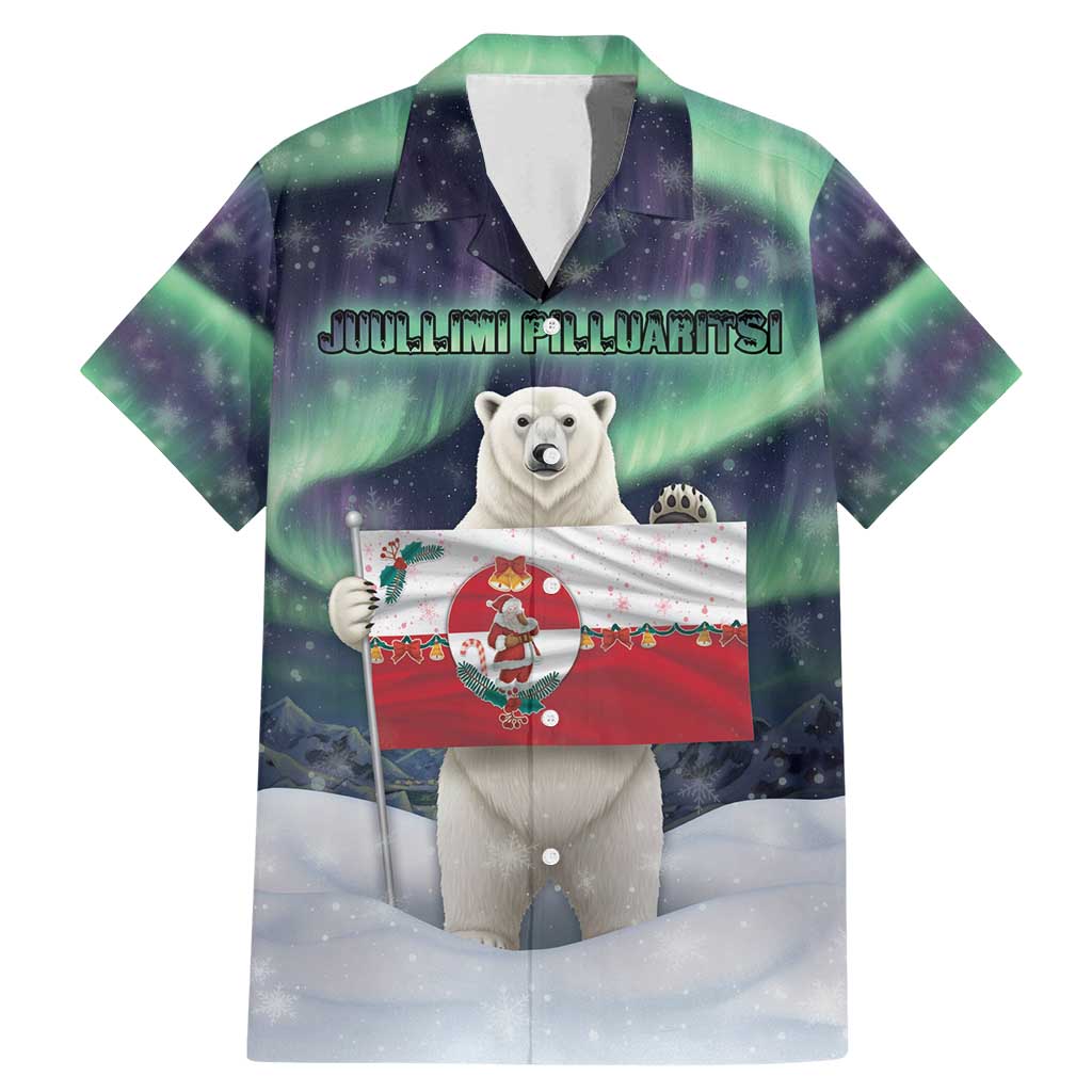 Greenland Christmas Family Matching Mermaid Dress and Hawaiian Shirt Juullimi Pilluaritsi - Wonder Print Shop