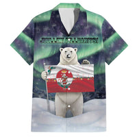 Greenland Christmas Family Matching Off The Shoulder Long Sleeve Dress and Hawaiian Shirt Juullimi Pilluaritsi - Wonder Print Shop