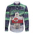Greenland Christmas Family Matching Off Shoulder Short Dress and Hawaiian Shirt Juullimi Pilluaritsi - Wonder Print Shop