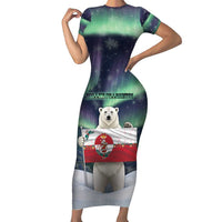 Greenland Christmas Family Matching Short Sleeve Bodycon Dress and Hawaiian Shirt Juullimi Pilluaritsi - Wonder Print Shop