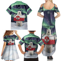 Greenland Christmas Family Matching Summer Maxi Dress and Hawaiian Shirt Juullimi Pilluaritsi - Wonder Print Shop