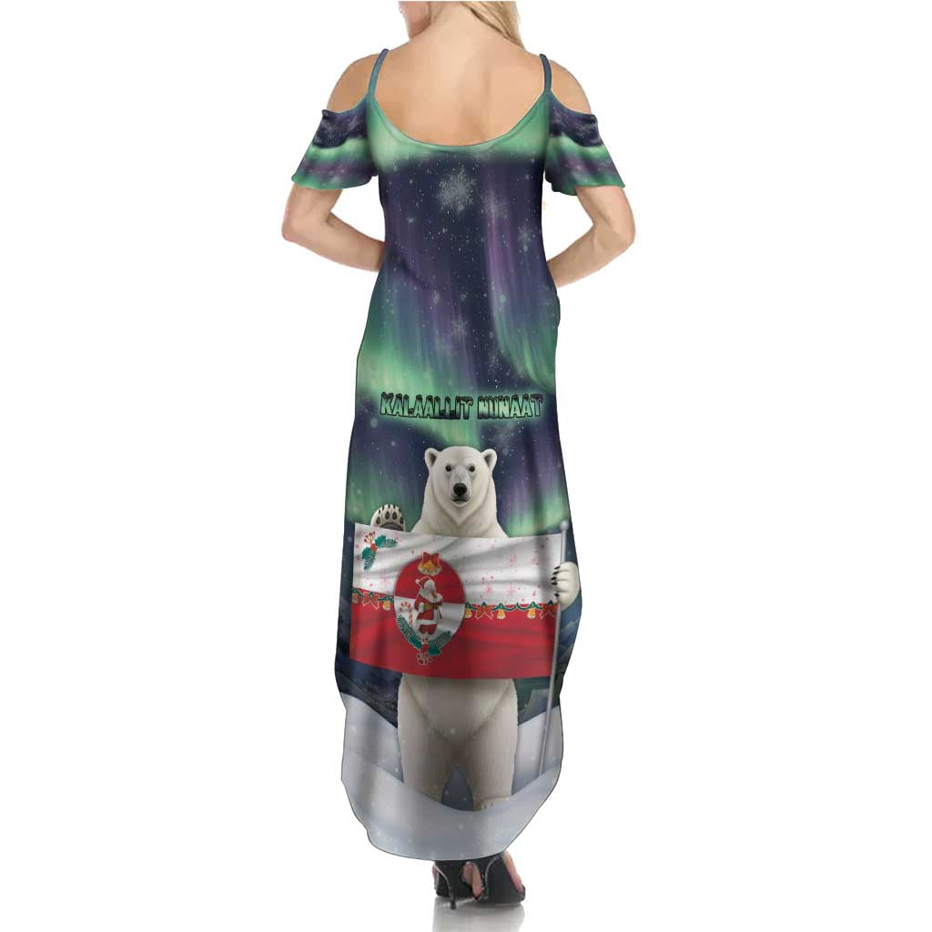 Greenland Christmas Family Matching Summer Maxi Dress and Hawaiian Shirt Juullimi Pilluaritsi - Wonder Print Shop