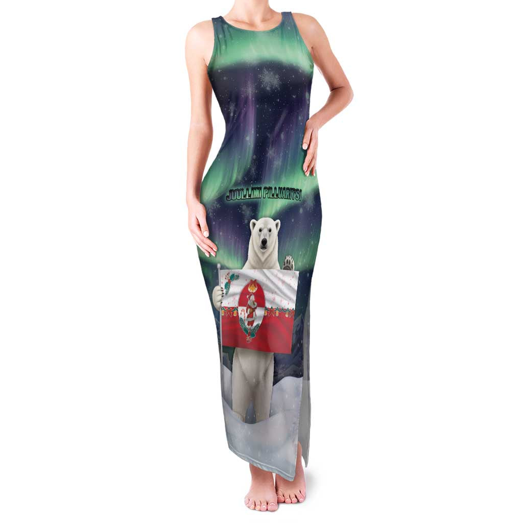 Greenland Christmas Family Matching Tank Maxi Dress and Hawaiian Shirt Juullimi Pilluaritsi - Wonder Print Shop