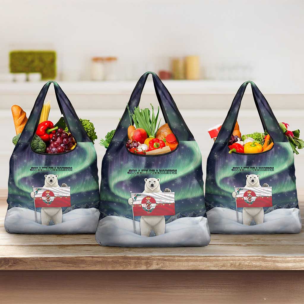 Greenland Christmas Grocery Bag Juullimi Pilluaritsi - Wonder Print Shop