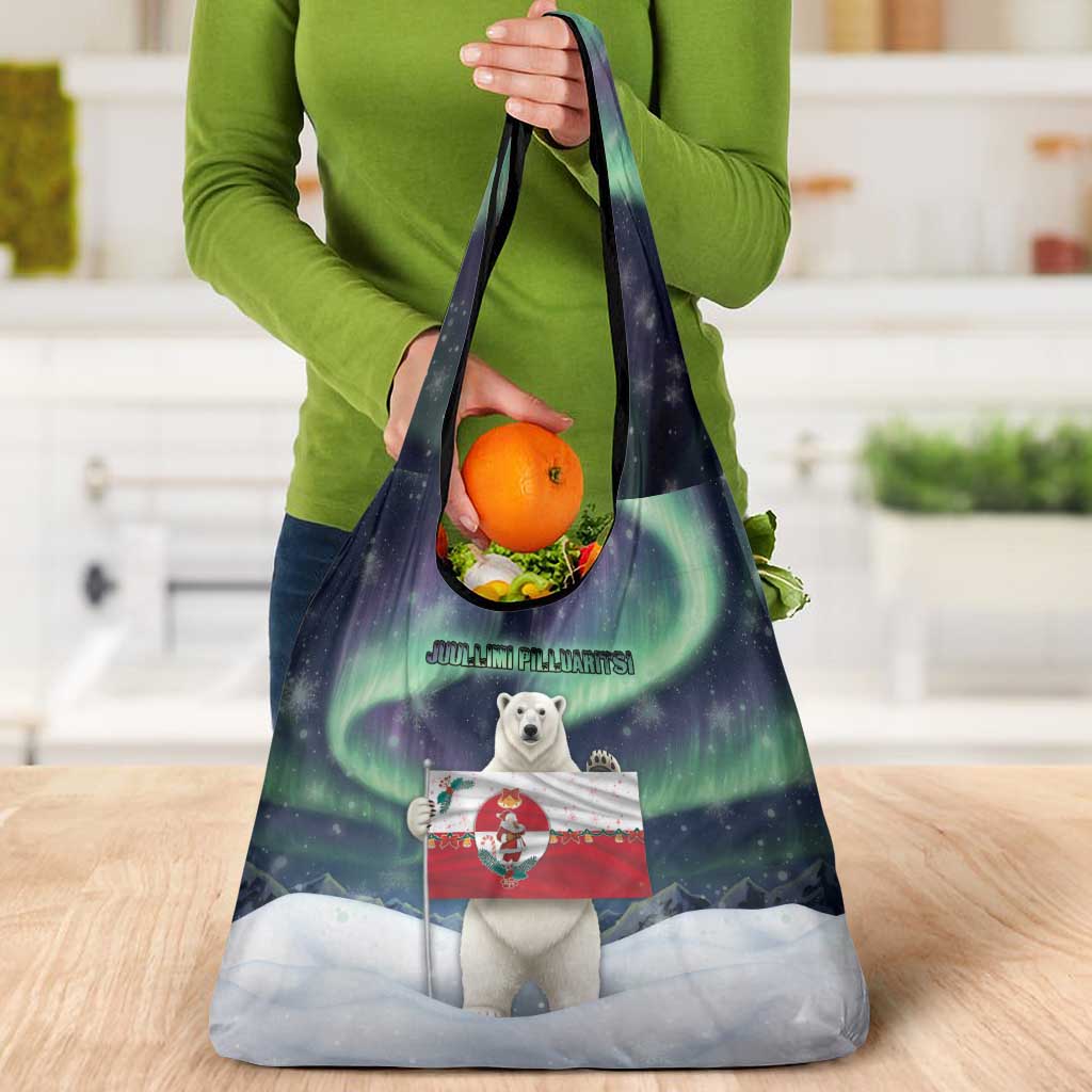 Greenland Christmas Grocery Bag Juullimi Pilluaritsi - Wonder Print Shop