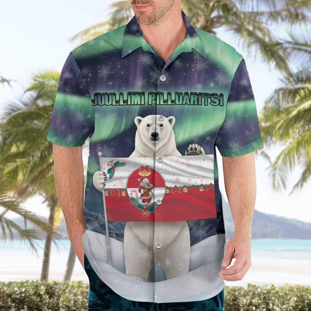 Greenland Christmas Hawaiian Shirt Juullimi Pilluaritsi - Wonder Print Shop