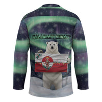 Greenland Christmas Hockey Jersey Juullimi Pilluaritsi - Wonder Print Shop