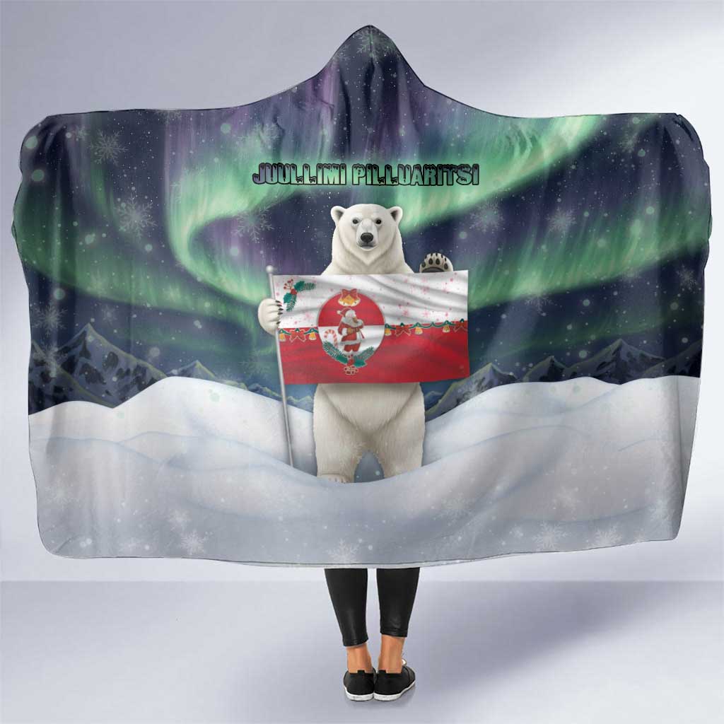 Greenland Christmas Hooded Blanket Juullimi Pilluaritsi - Wonder Print Shop