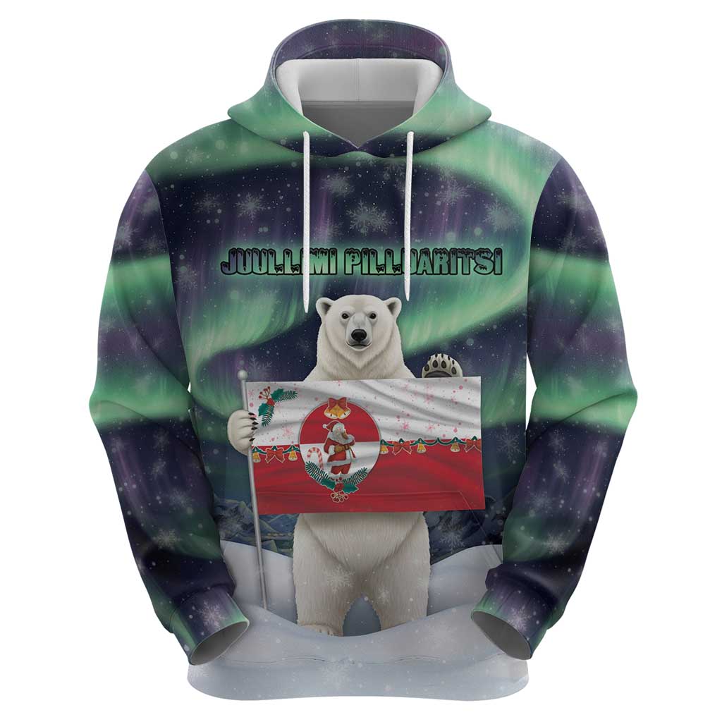 Greenland Christmas Hoodie Juullimi Pilluaritsi - Wonder Print Shop