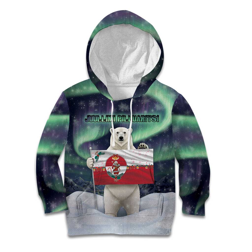 Greenland Christmas Kid Hoodie Juullimi Pilluaritsi - Wonder Print Shop