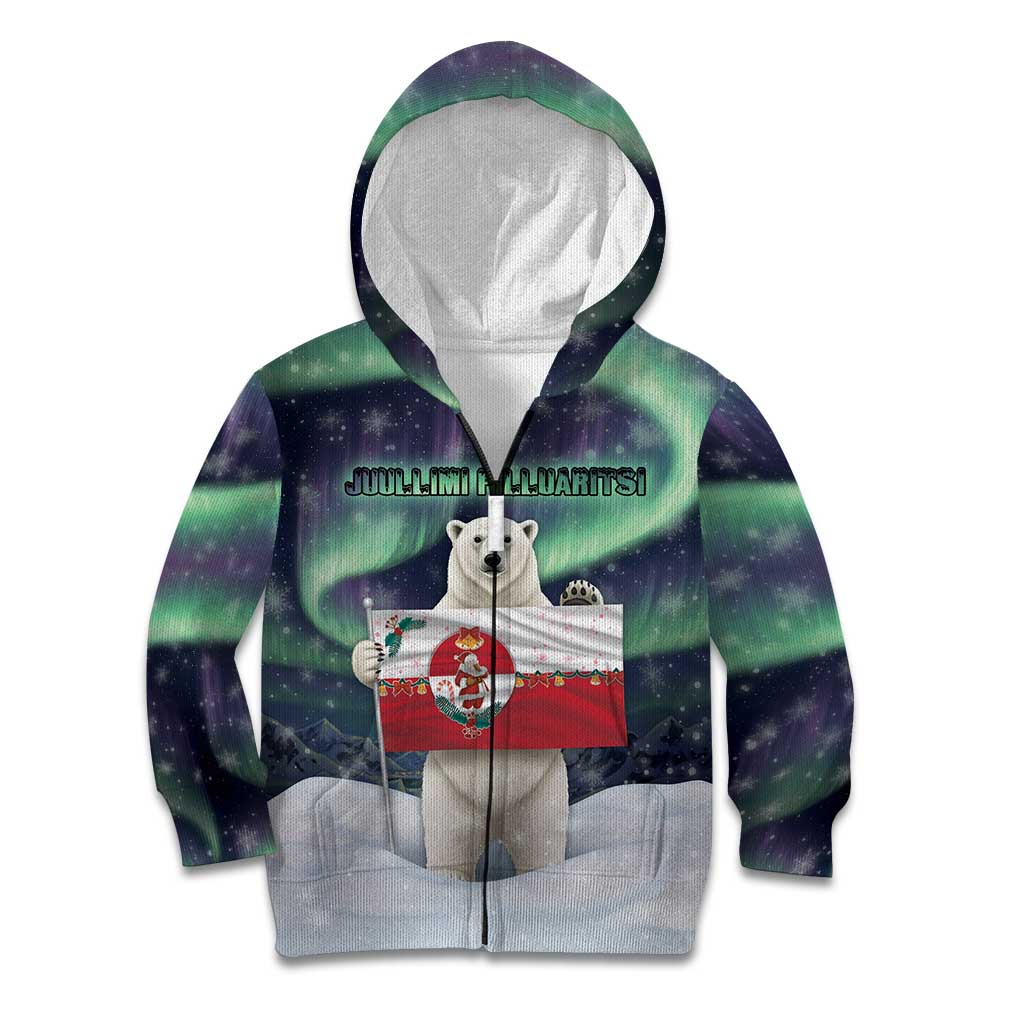 Greenland Christmas Kid Hoodie Juullimi Pilluaritsi - Wonder Print Shop
