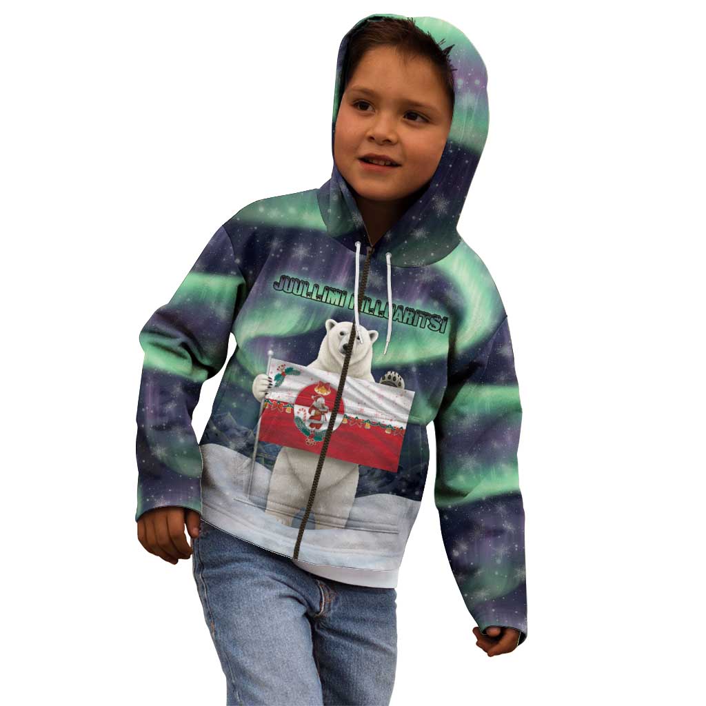 Greenland Christmas Kid Hoodie Juullimi Pilluaritsi - Wonder Print Shop