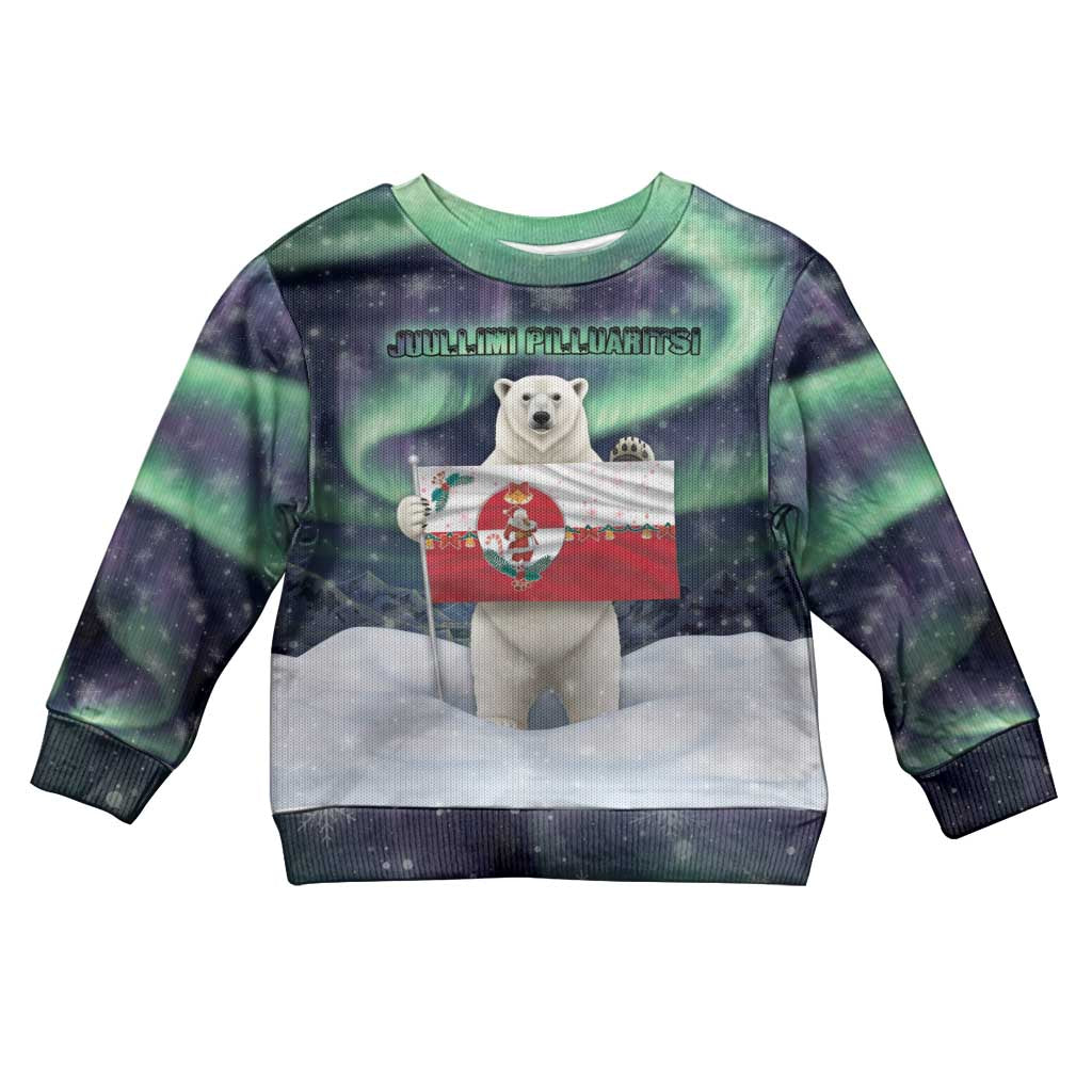 Greenland Christmas Kid Ugly Christmas Sweater Juullimi Pilluaritsi - Wonder Print Shop