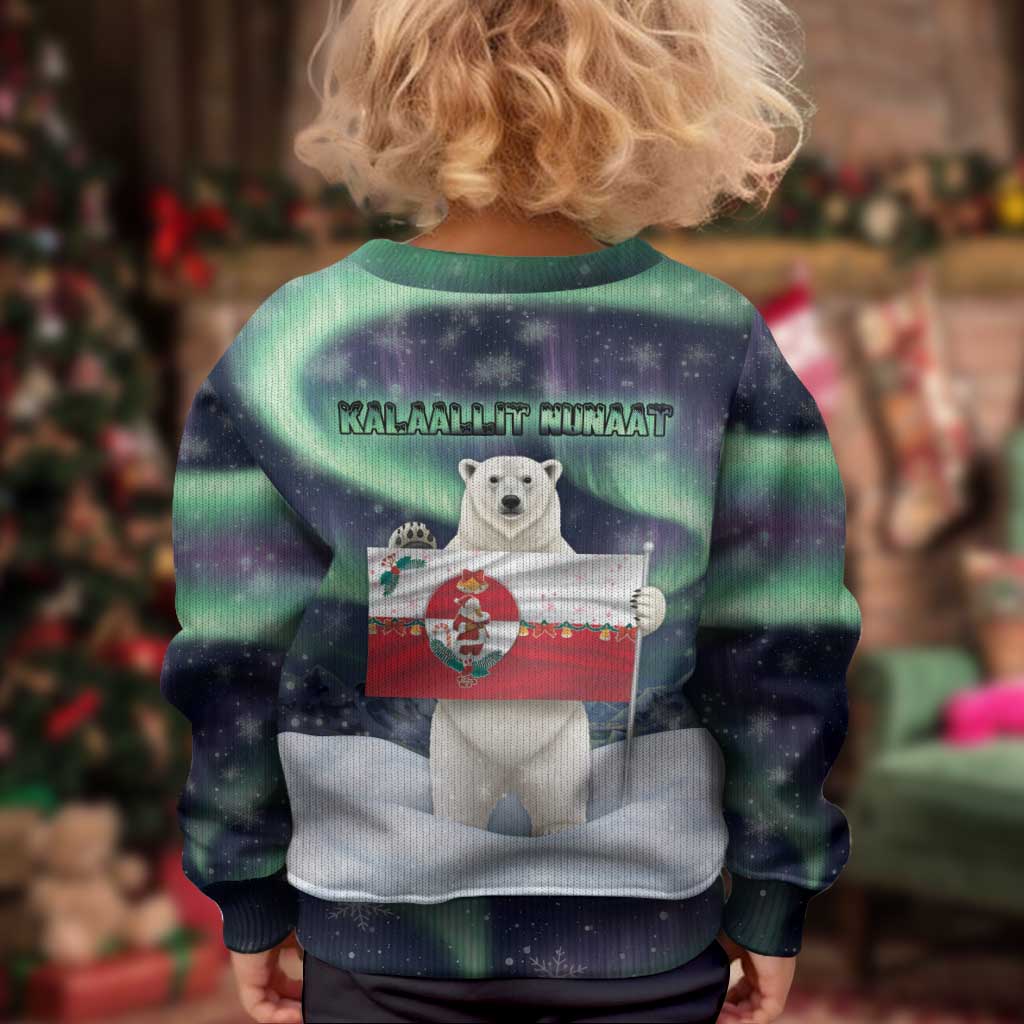 Greenland Christmas Kid Ugly Christmas Sweater Juullimi Pilluaritsi - Wonder Print Shop