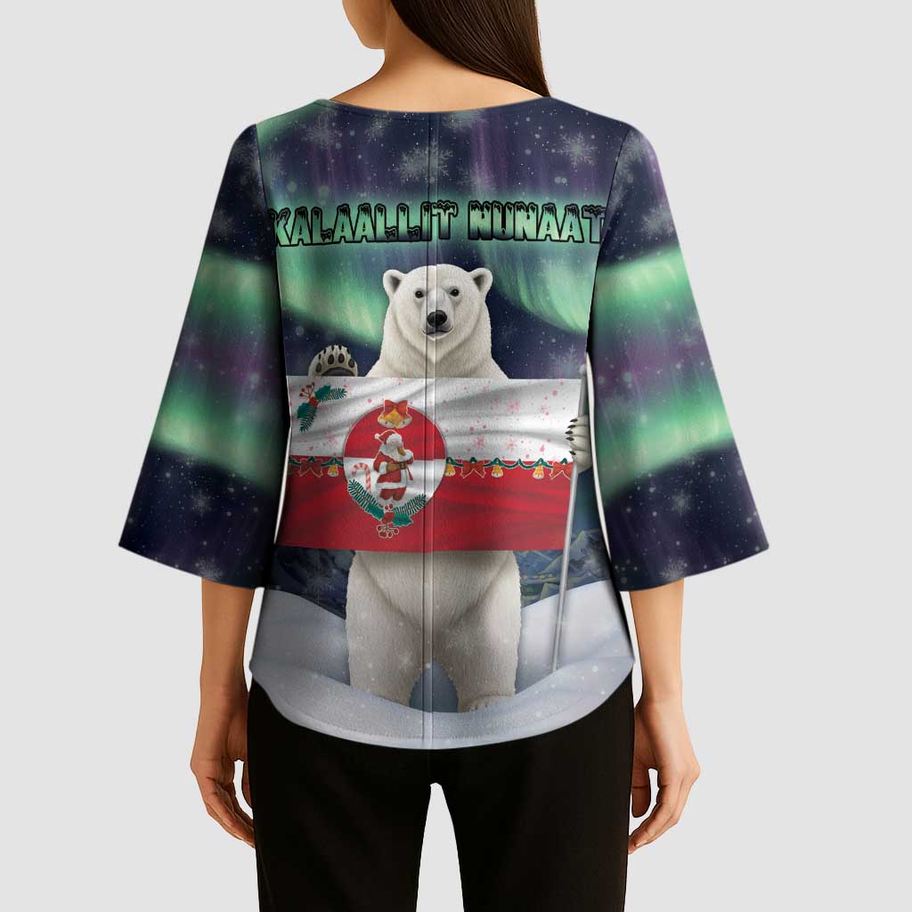 Greenland Christmas Kimono Sleeve Blouse Juullimi Pilluaritsi - Wonder Print Shop
