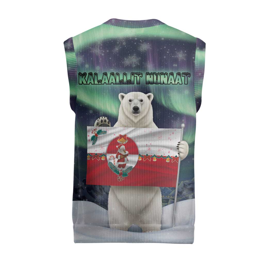 Greenland Christmas Knitted V-Neck Vest Juullimi Pilluaritsi - Wonder Print Shop