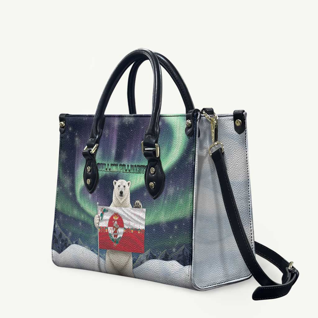 Greenland Christmas Leather Bag Juullimi Pilluaritsi - Wonder Print Shop