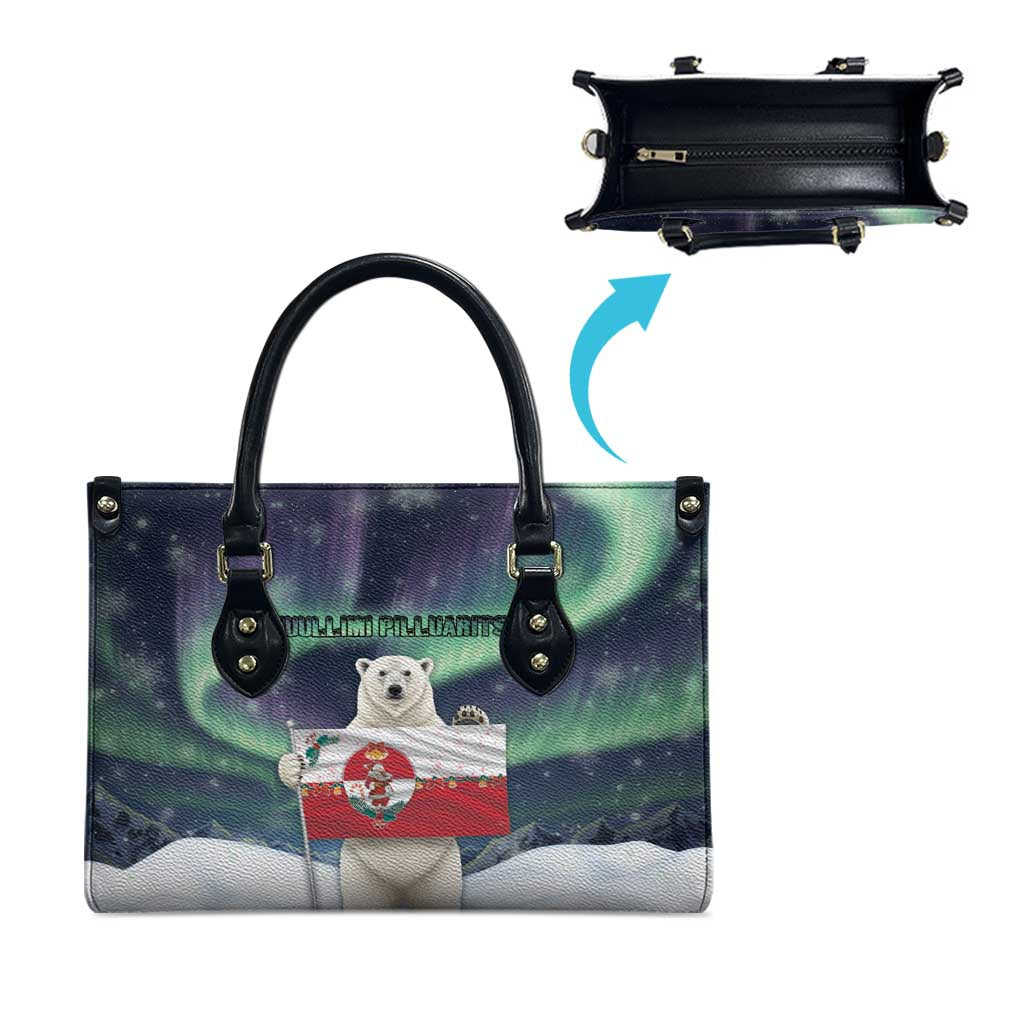 Greenland Christmas Leather Bag Juullimi Pilluaritsi - Wonder Print Shop