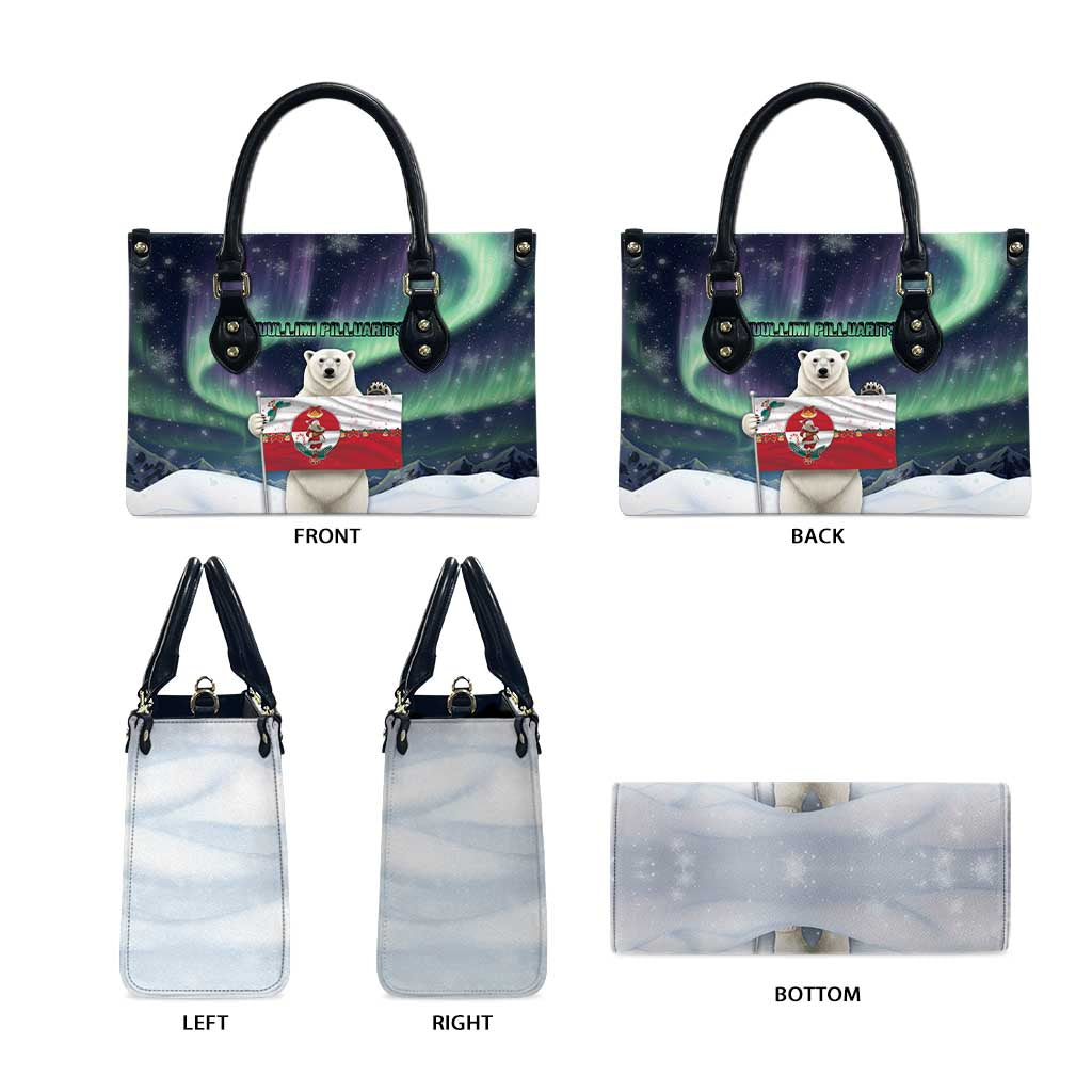Greenland Christmas Leather Bag Juullimi Pilluaritsi - Wonder Print Shop