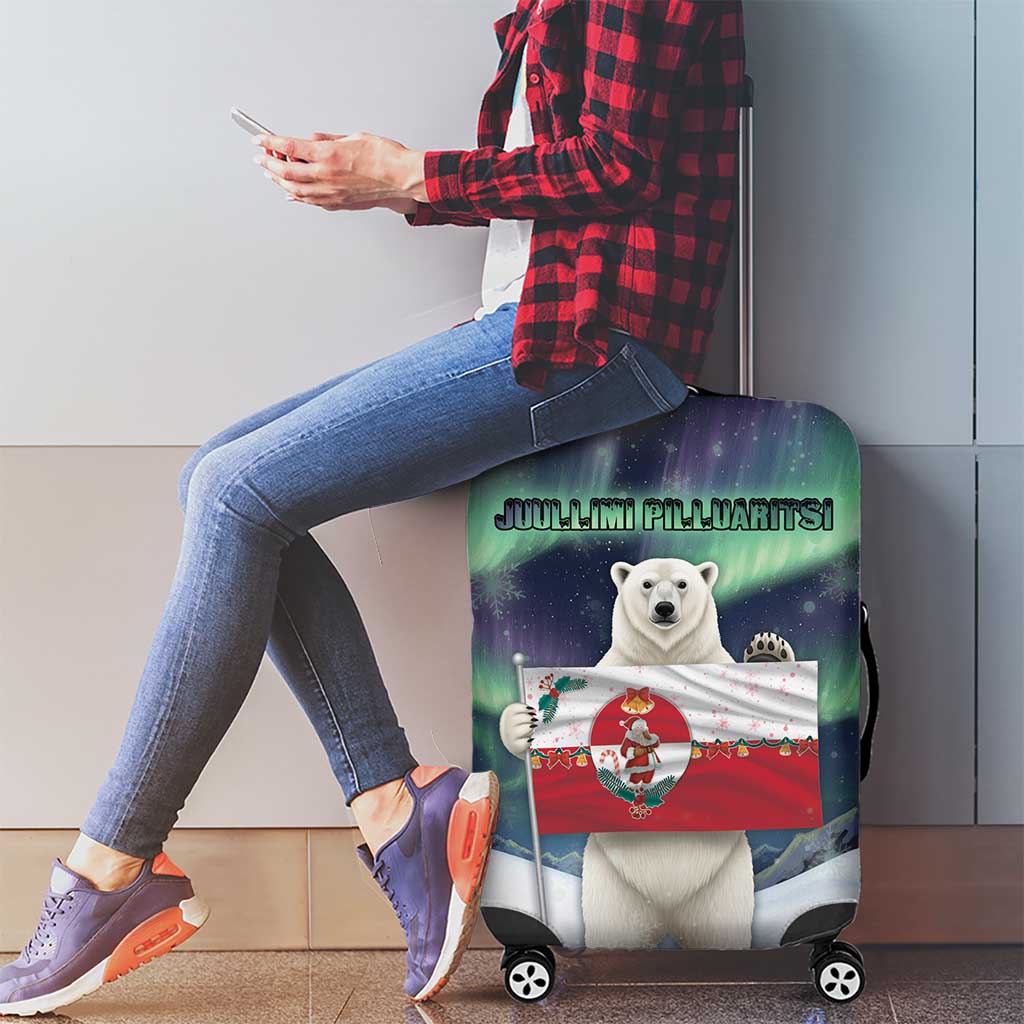 Greenland Christmas Luggage Cover Juullimi Pilluaritsi - Wonder Print Shop