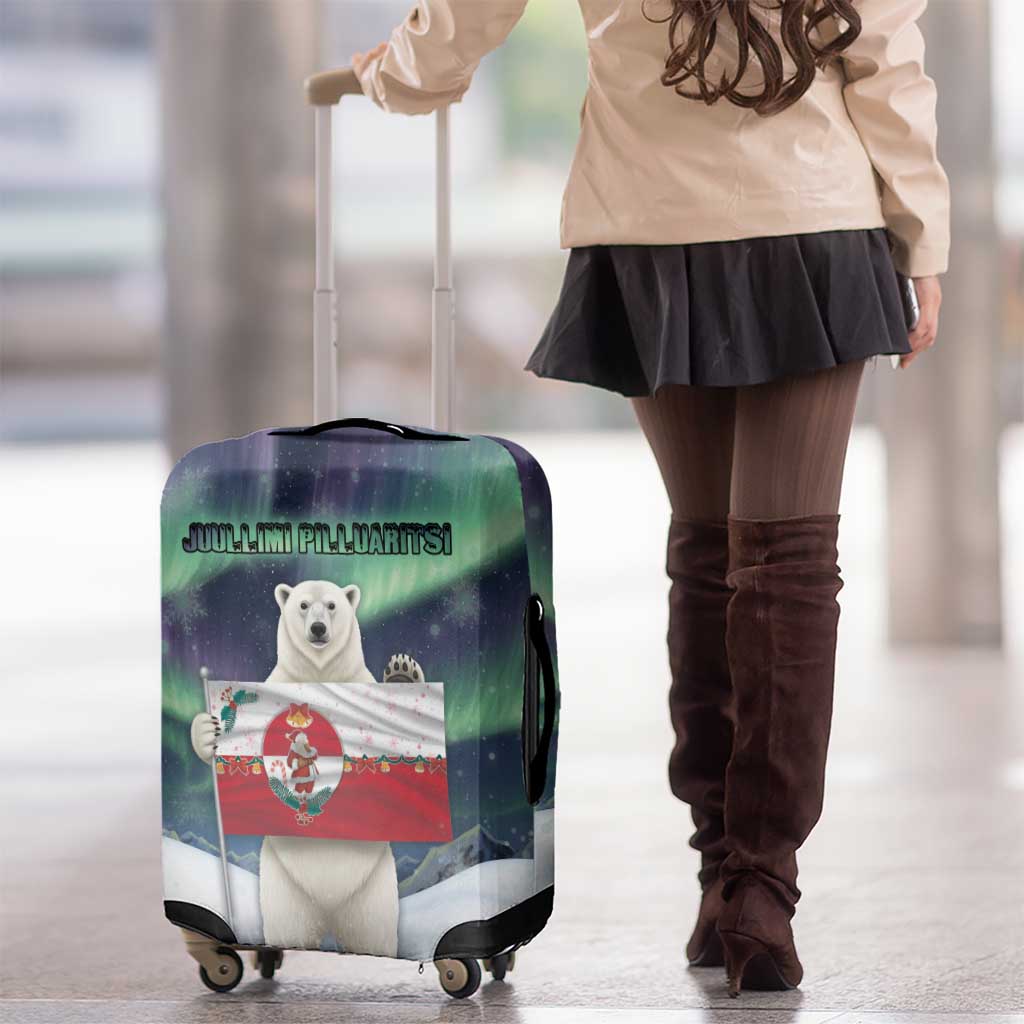 Greenland Christmas Luggage Cover Juullimi Pilluaritsi - Wonder Print Shop