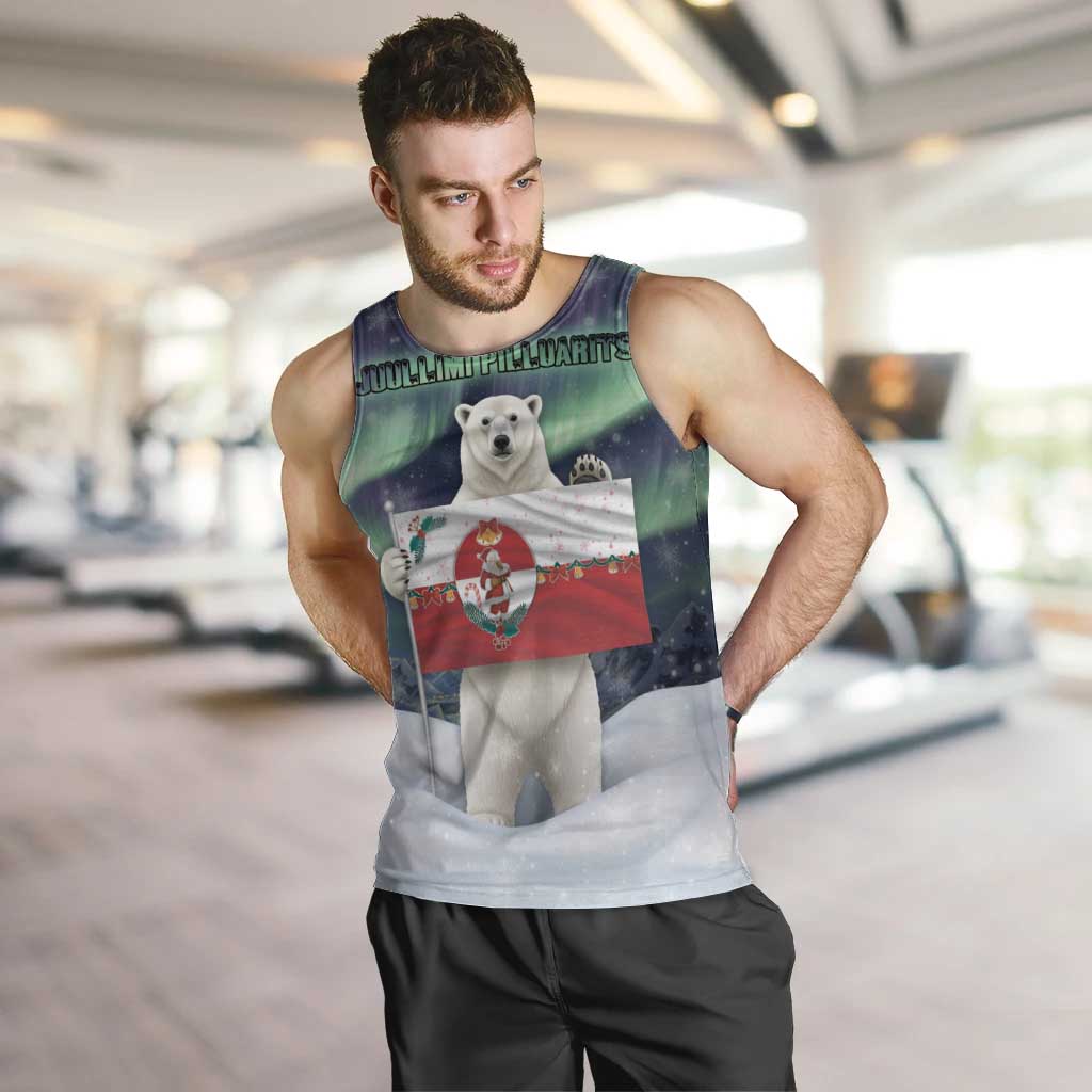 Greenland Christmas Men Tank Top Juullimi Pilluaritsi - Wonder Print Shop