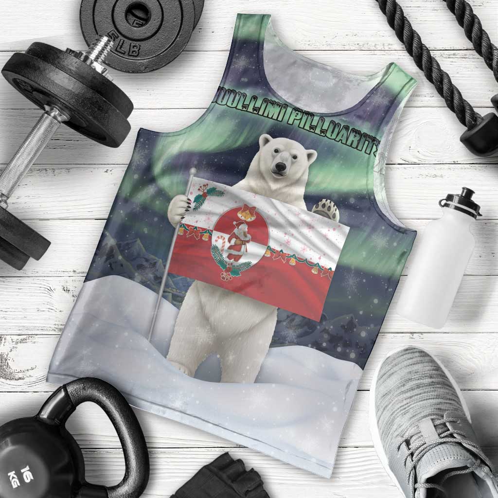 Greenland Christmas Men Tank Top Juullimi Pilluaritsi - Wonder Print Shop