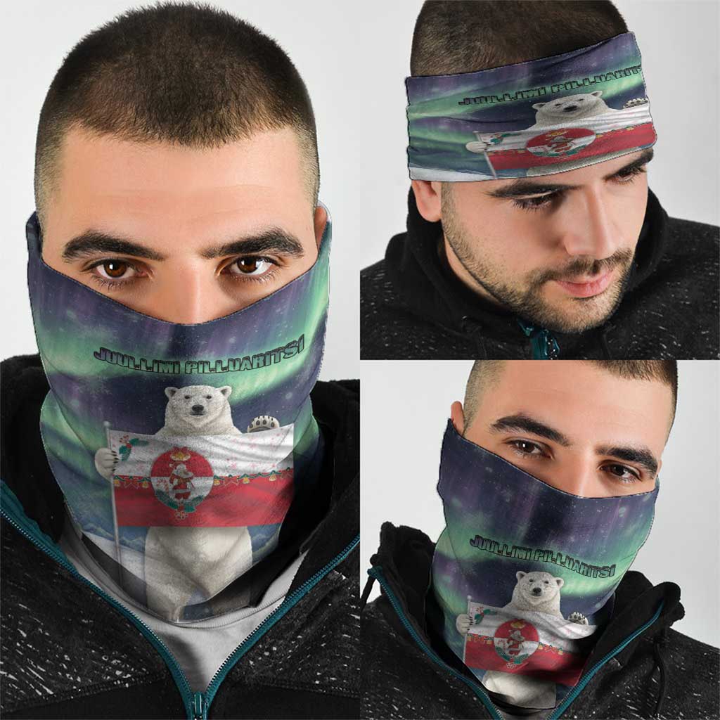 Greenland Christmas Neck Gaiter Juullimi Pilluaritsi - Wonder Print Shop