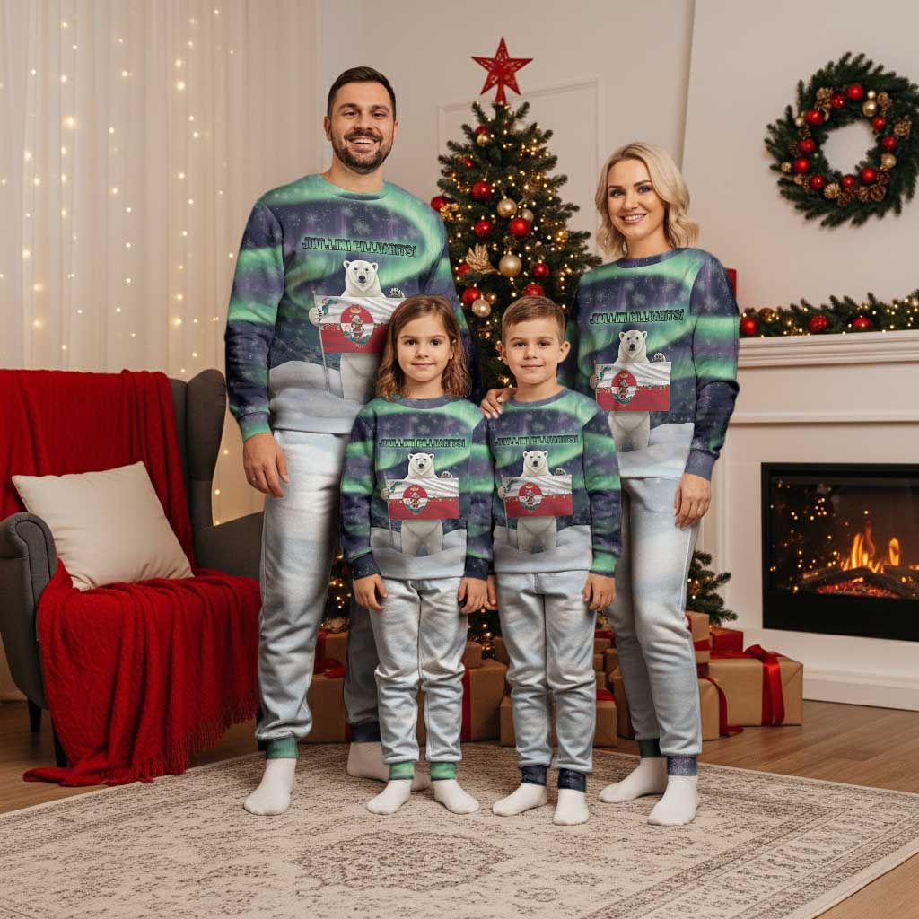 Greenland Christmas Pajama Set Juullimi Pilluaritsi - Wonder Print Shop