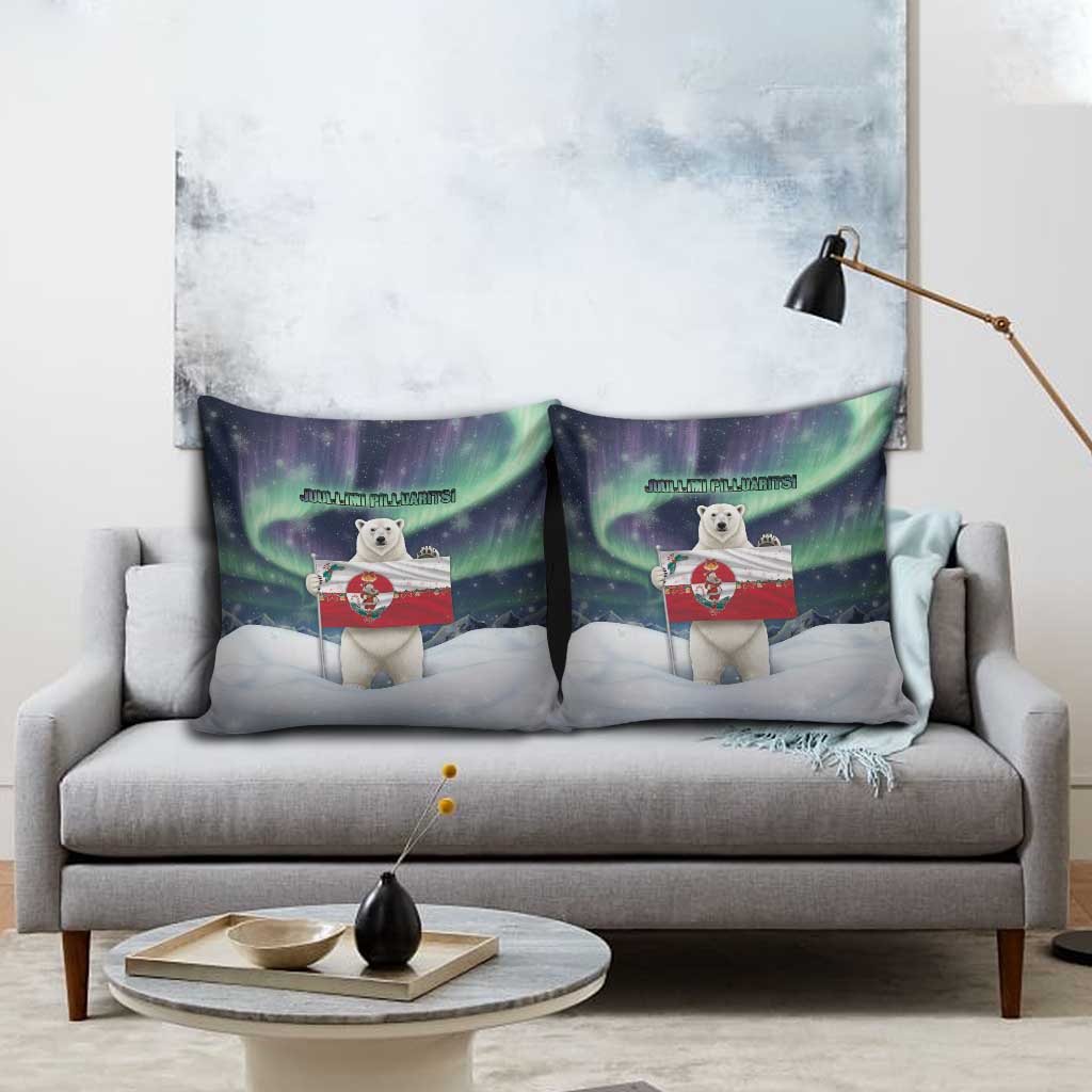 Greenland Christmas Pillow Cover Juullimi Pilluaritsi - Wonder Print Shop