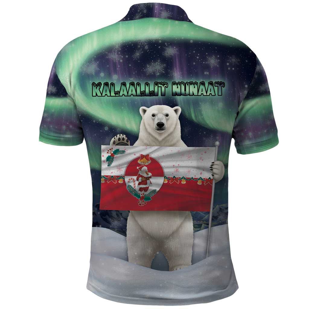 Greenland Christmas Polo Shirt Juullimi Pilluaritsi - Wonder Print Shop