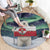 Greenland Christmas Round Carpet Juullimi Pilluaritsi - Wonder Print Shop