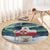 Greenland Christmas Round Carpet Juullimi Pilluaritsi - Wonder Print Shop