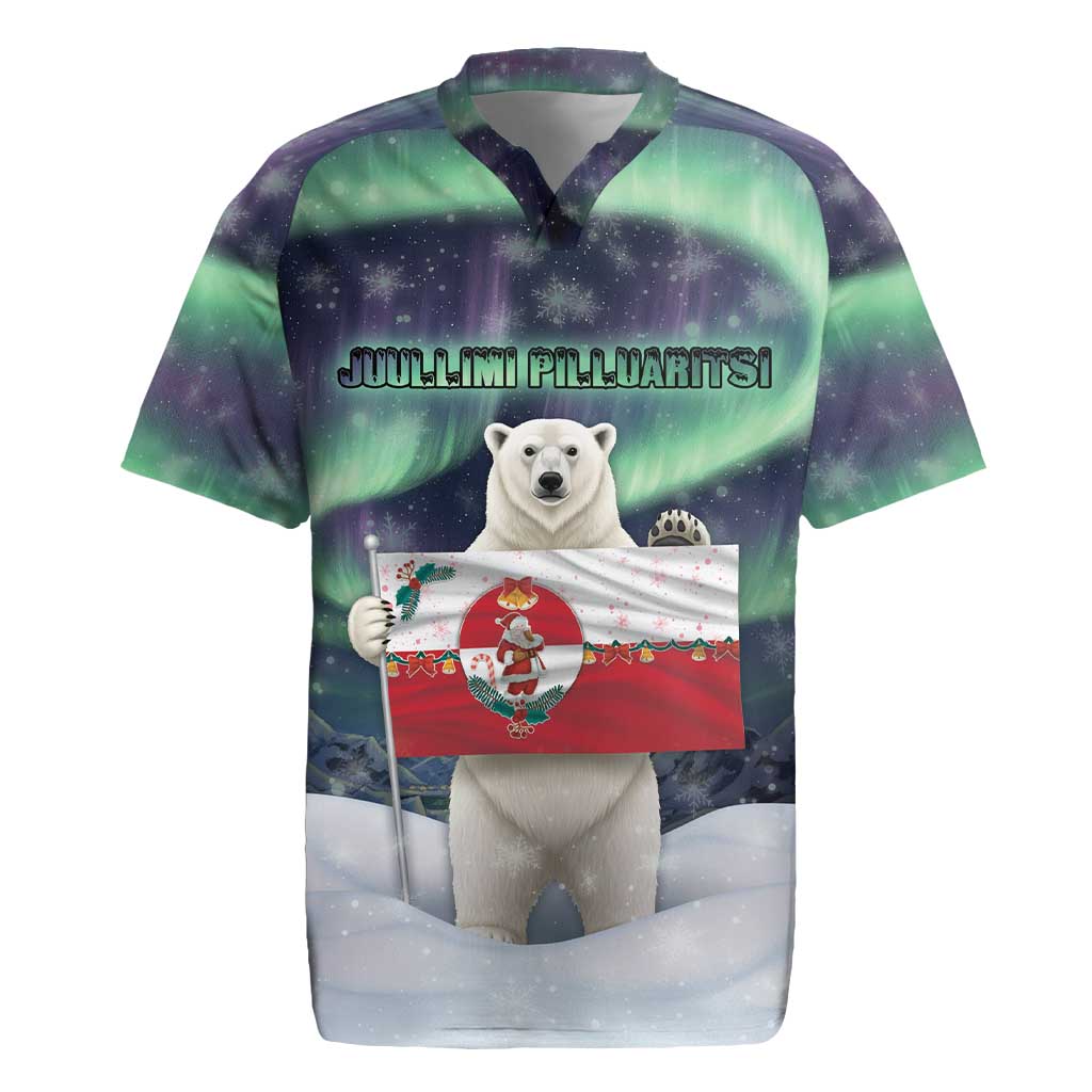 Greenland Christmas Rugby Jersey Juullimi Pilluaritsi - Wonder Print Shop