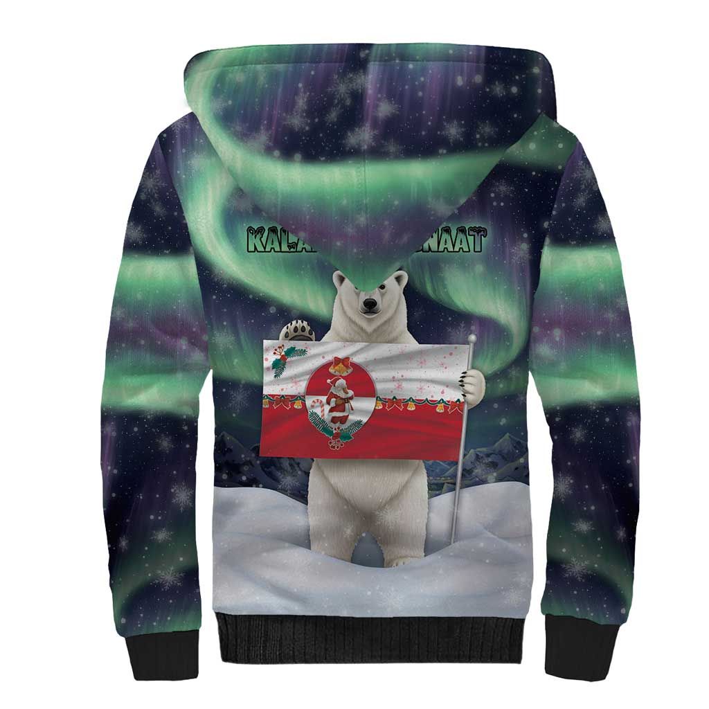 Greenland Christmas Sherpa Hoodie Juullimi Pilluaritsi - Wonder Print Shop