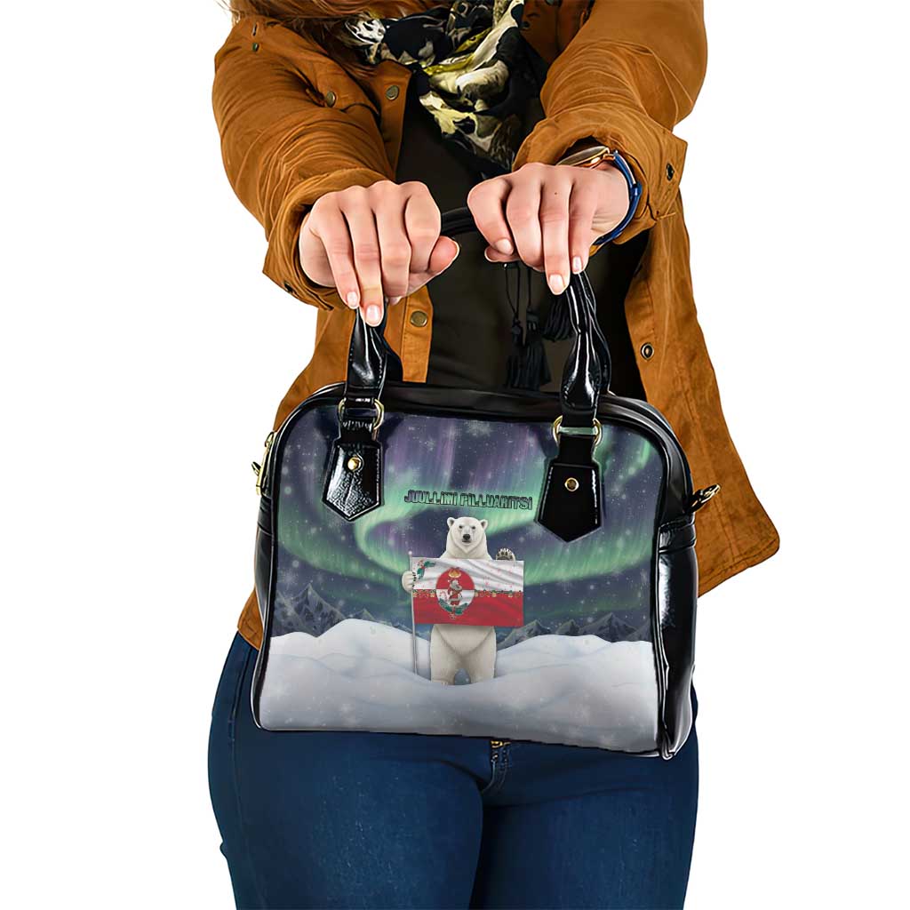 Greenland Christmas Shoulder Handbag Juullimi Pilluaritsi - Wonder Print Shop