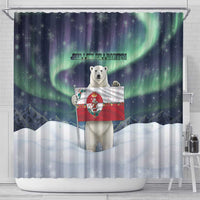 Greenland Christmas Shower Curtain Juullimi Pilluaritsi - Wonder Print Shop