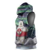 Greenland Christmas Sleeveless Hoodie Juullimi Pilluaritsi - Wonder Print Shop