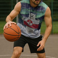 Greenland Christmas Sleeveless Hoodie Juullimi Pilluaritsi - Wonder Print Shop