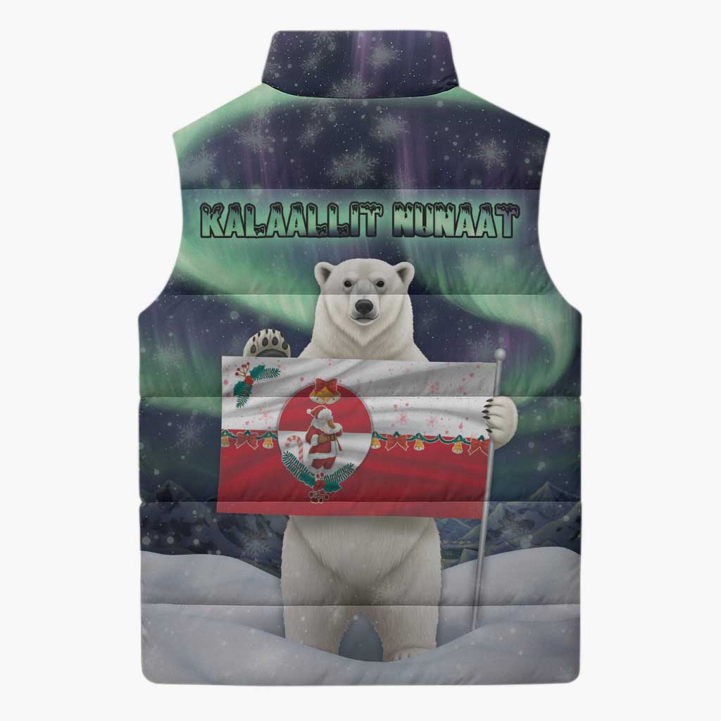 Greenland Christmas Sleeveless Puffer Jacket Juullimi Pilluaritsi - Wonder Print Shop