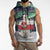 Greenland Christmas Sleeveless Zip Hoodie Juullimi Pilluaritsi - Wonder Print Shop