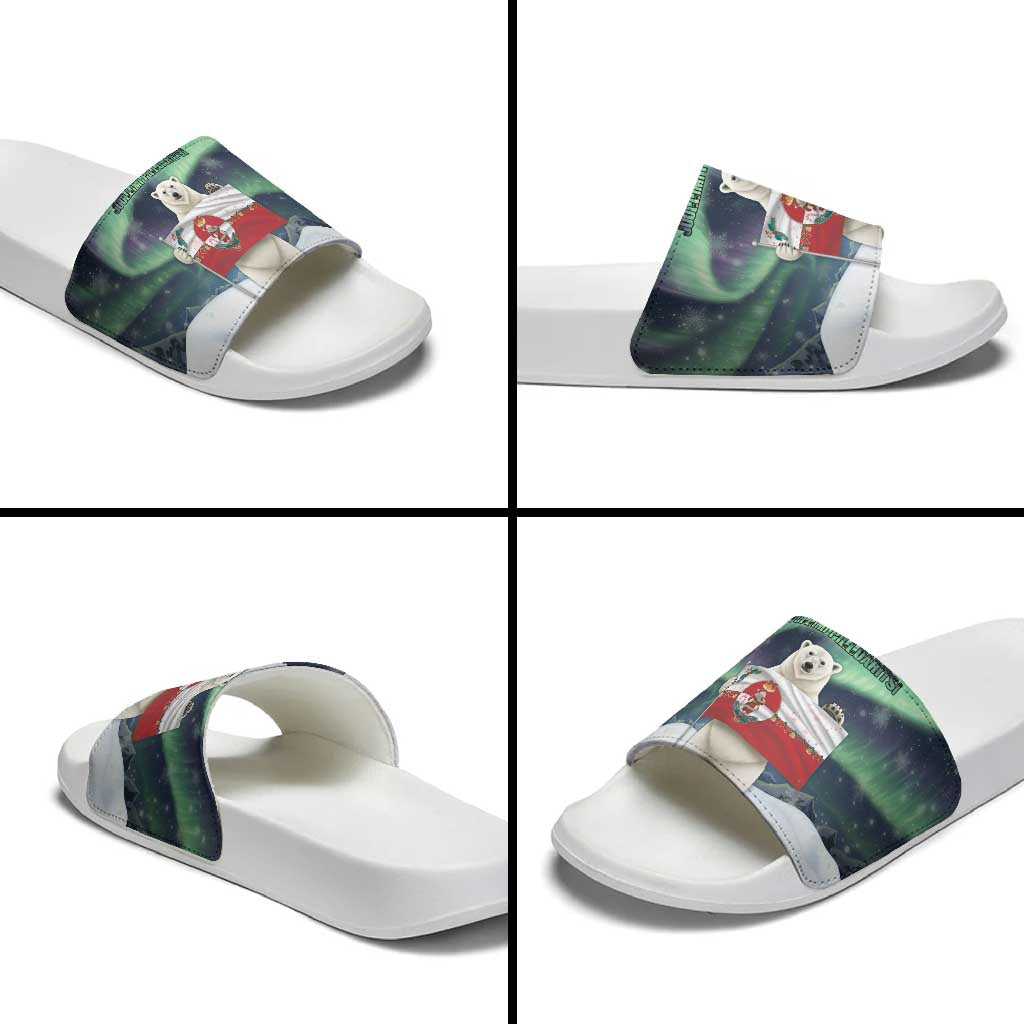 Greenland Christmas Slide Sandals Juullimi Pilluaritsi - Wonder Print Shop